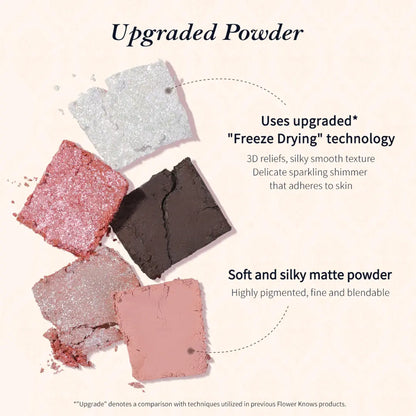 Flower Knows Swan Ballet 6-Color Eyeshadow Palette