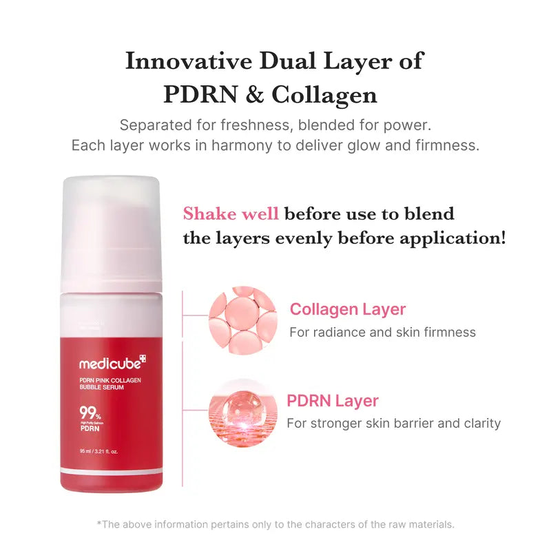 [NEW] [medicube] PDRN Pink Collagen Bubble Serum