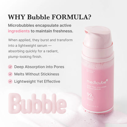 [NEW] [medicube] PDRN Pink Collagen Bubble Serum
