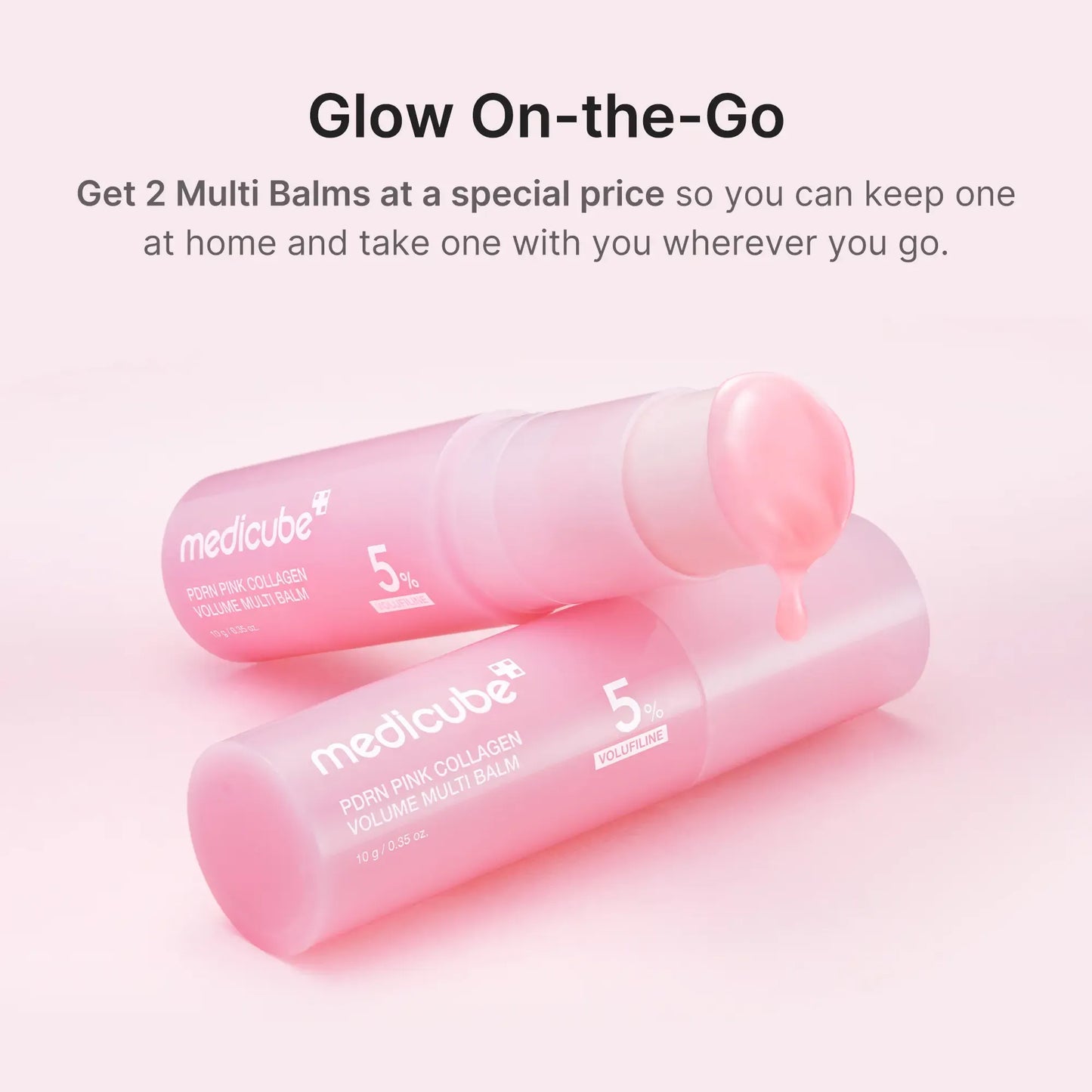 [NEW] PDRN Pink Caffeine Collagen Eye Patch + PDRN Pink Collagen Volume Multi Balm