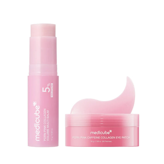 [NEW] PDRN Pink Caffeine Collagen Eye Patch + PDRN Pink Collagen Volume Multi Balm